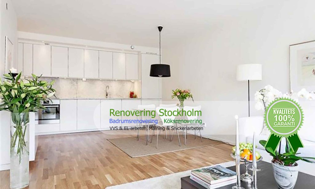 Renovera lägenhet i Stockholm