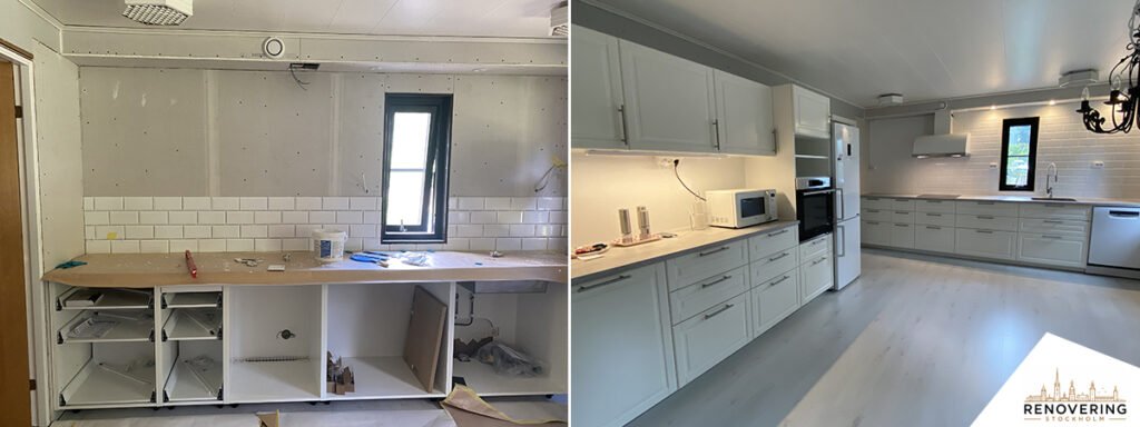 Totalrenovering av kök i Huddinge