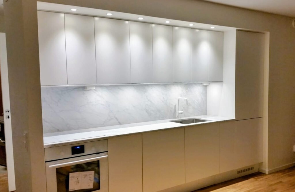 Totalrenovering i Stockholm - färdigställt kök